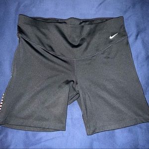 Nike One Ladder Bike Shorts Black Rainbow Women's Size 1X
